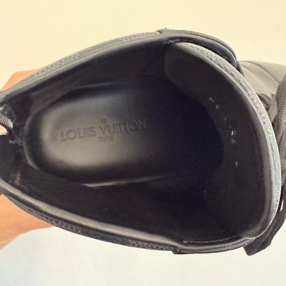 Louis Vuitton Men's Black Damier Graphite High Top Sneakers US 9 - Picture 8 of 8